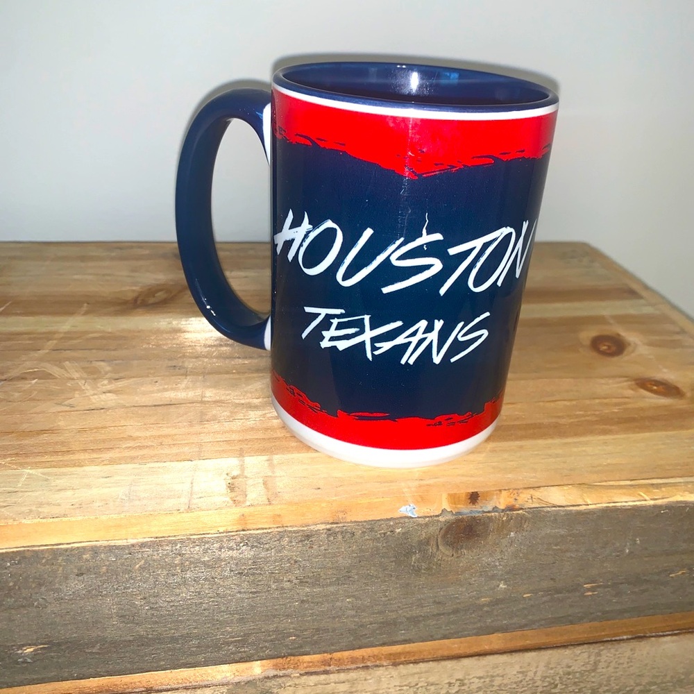 ☀️Houston Texans NFL Red White & Blue Coffee Mug 16 Ounces